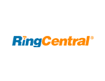 RingCentral logo for UK business phone system reviews and AI VoIP features.