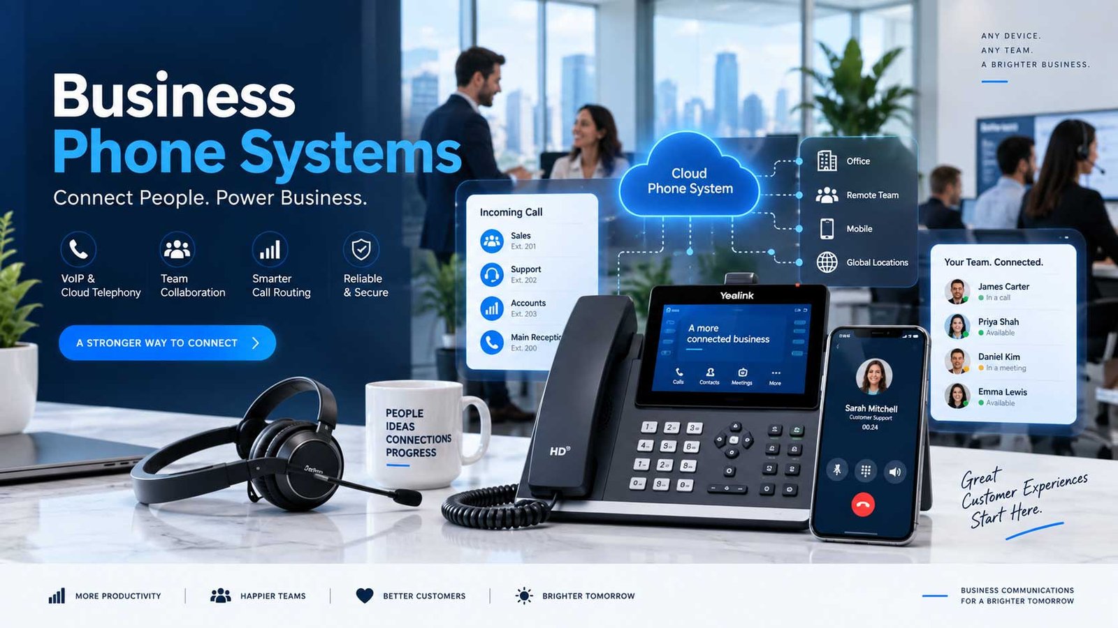 Best business phone systems for UK small businesses in 2026